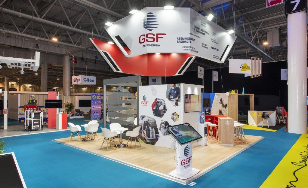 réalisation stand GSF salon