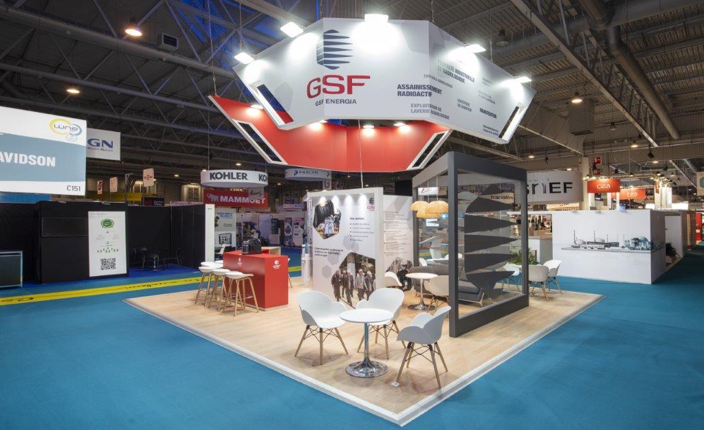réalisation stand GSF salon