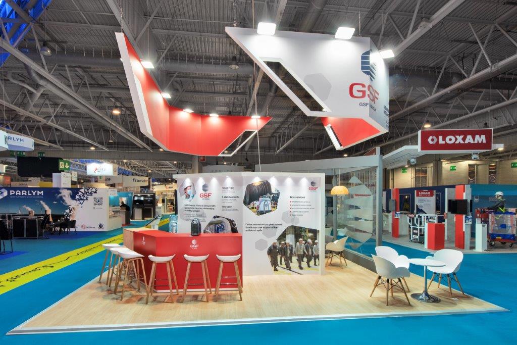 réalisation stand GSF salon