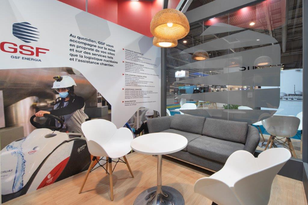 réalisation stand GSF salon